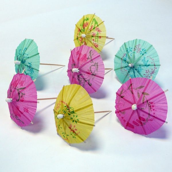 Набор Party House шпильки-зонтики 25 шт.(6932673576237)