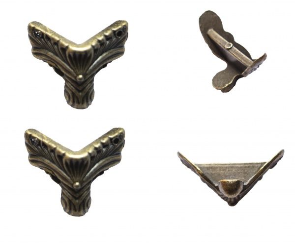 Ніжки декоративні стара бронза 31х22 мм 4 шт. 