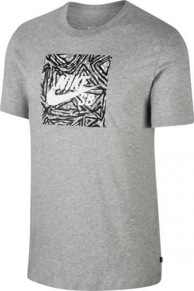 Футболка Nike M NK SB TEE TRIANGLE HBR CD2111-063 S сірий