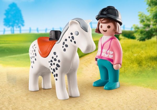 Конструктор Playmobil Всадник с лошадью 70404