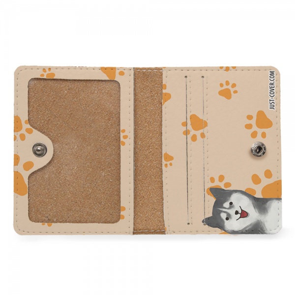 Обкладинка для документів Just Cover! Собака Сіба-Іну 