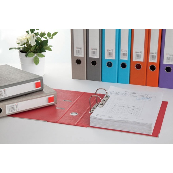 Папка-регистратор А4 50 мм PP двухсторонняя серый A305-GR Comix