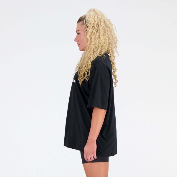 Футболка New Balance ESSENTIALS STACKED LOGO WT31519BK р.XL чорний