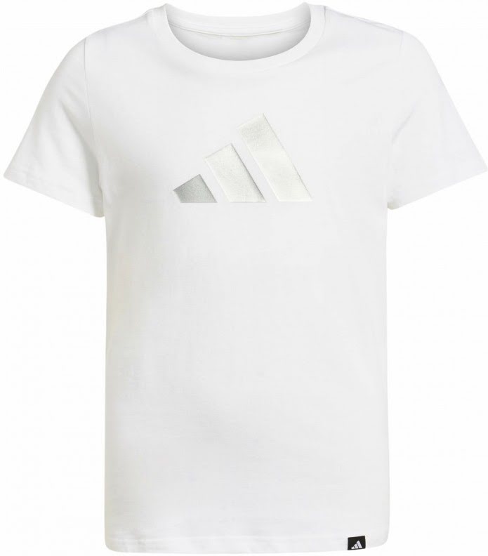 Футболка Adidas JG GLAM T WHITE KE3897 р.7-8YRS білий