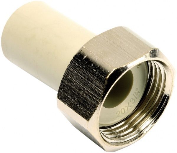 Муфта з накидною гайкою внутрішня Wavin Ekoplastik ППР 20х3/4