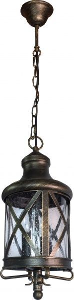 Світильник вуличний підвісний WunderLicht E14 60 Вт IP44 антична латунь DH-4262S 