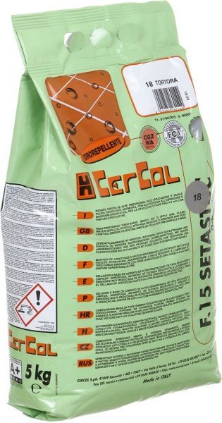 Фуга Cercol F.15 Setastuc 18 5 кг сірий
