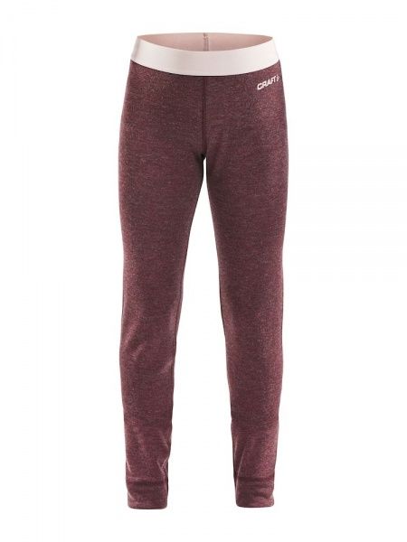 Комплект термобілизни Craft MERINO 180 SET JR 1907878-488200 158/164 бордовий меланж