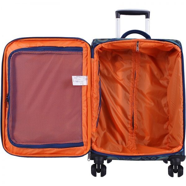 Чемодан Bagland Марсель 36 л синий 654 (0037966194) 