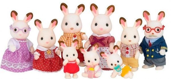 Ігровий набір Sylvanian Families Сімейство шоколадних кроликів 
