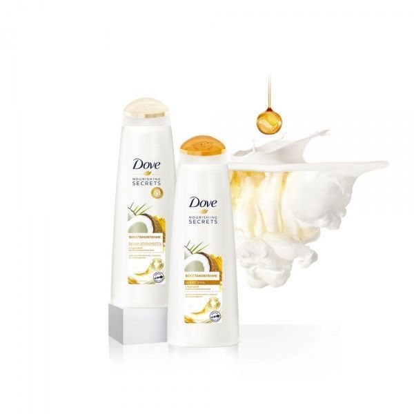 Шампунь Dove Восстановление с куркумой и кокосовым маслом 400 мл
