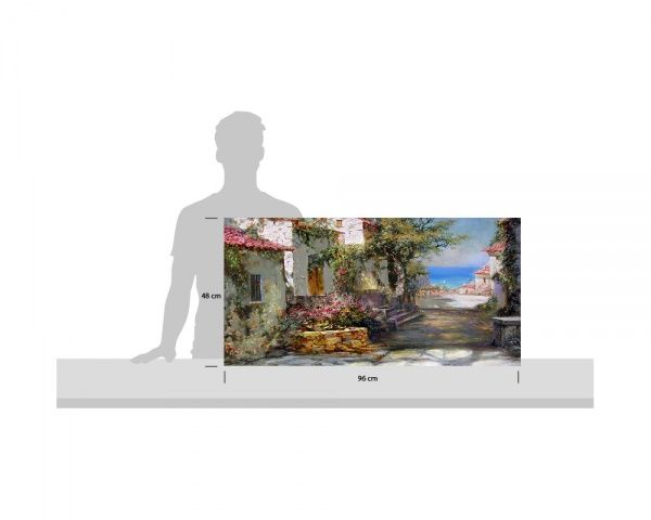 Репродукция Пейзаж. Italian patio 96x48 см i_96x48_00068 