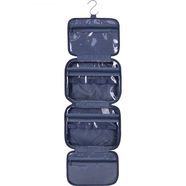 Косметичка Bagland Цветы 4,5 л серый суб.865 (718664) 