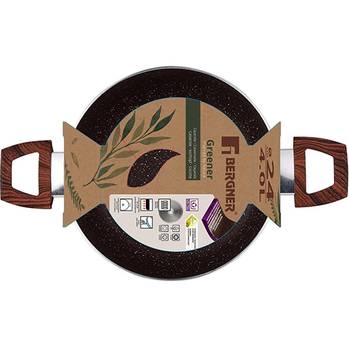 Каструля 4 л BG-31761-MBW Greener Bergner