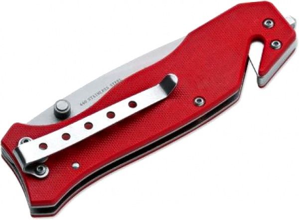 Ніж Boker Magnum Fire Dept. червоний 01MB366 01MB366