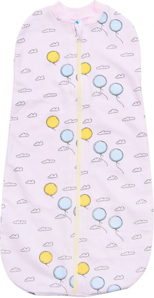 Спальний мішок для дівчинки Minikin 201000156-62 р.56-62 рожевий із малюнком 