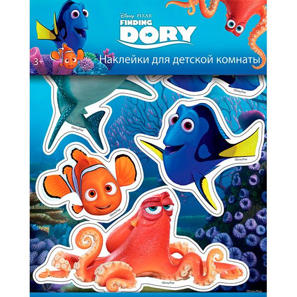 Декоративная наклейка Рыбка Дори 15176003P