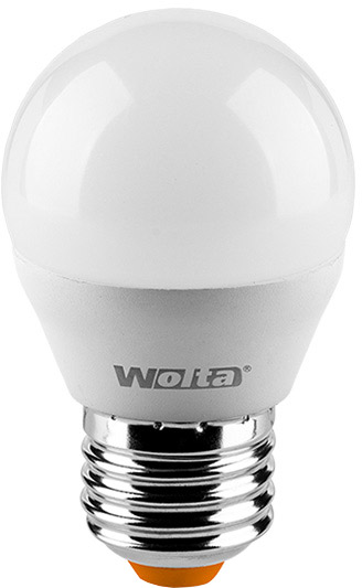 Лампа светодиодная Wolta 8 Вт G45 матовая E27 220 В 3000 К 25Y45GL8E27 