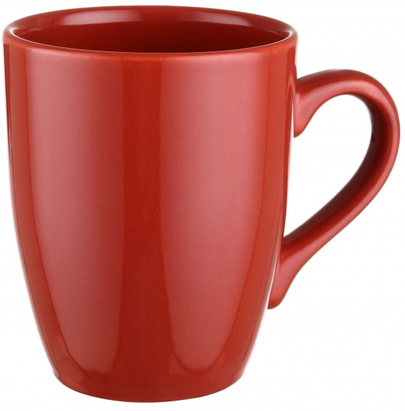Чашка Alfa 360 мл красная Keramika