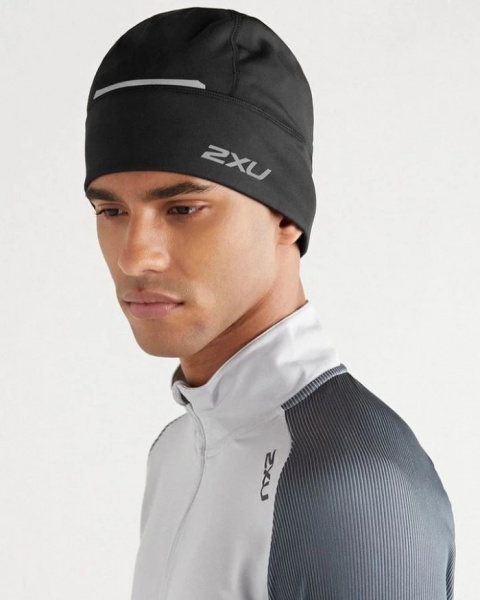 Шапка 2XU Run Beanie UQ3577f_BLK/BLK р.one size чорний