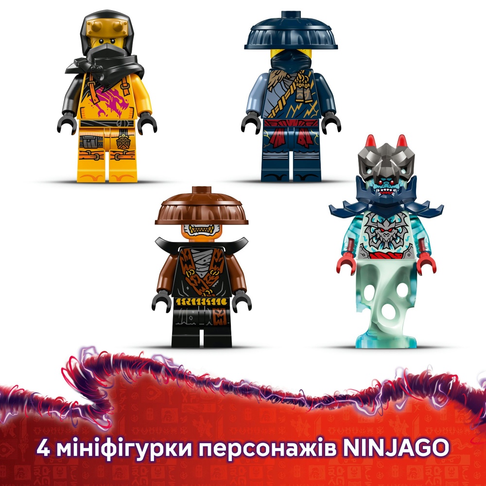 Конструктор LEGO NINJAGO Разбойник: Робот-всадник на драконе 71843