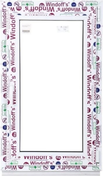 Окно поворотно-откидное Windoff's 58 600x1000 мм правое 