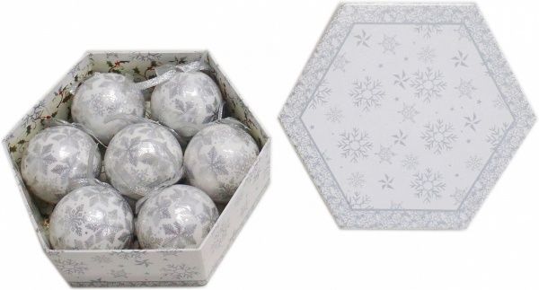 Набір іграшок Куля розписна 299-75352S-7 d75 мм 7 шт./уп. 