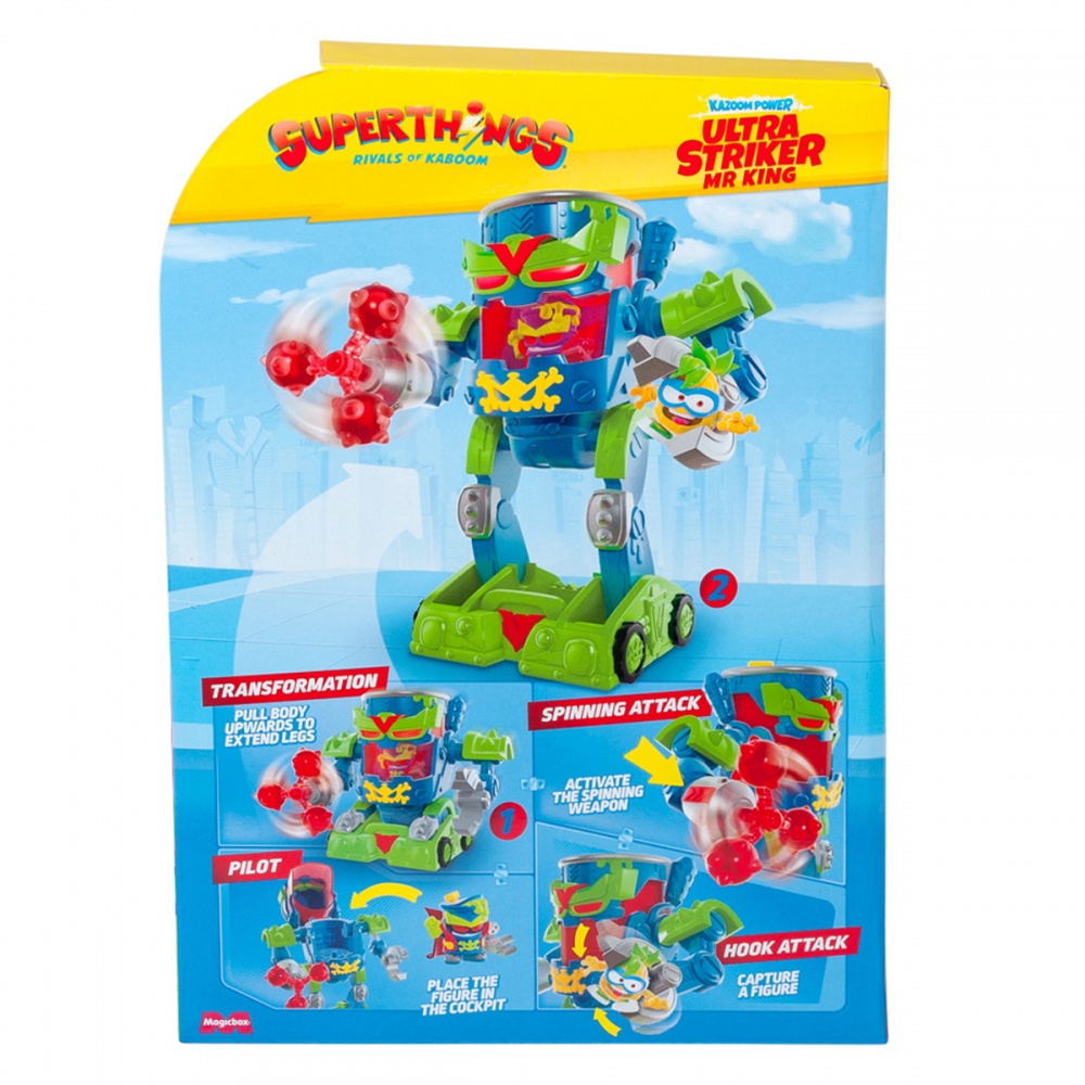 Фігурка анімаційного персонажа SuperThings Kazoom Power Ультрастрайкер Містер Кінг PSTSP116IN250
