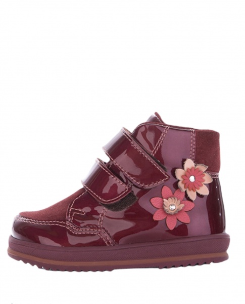 Ботинки для девочки MiracleMe 7416 р.23 красный 