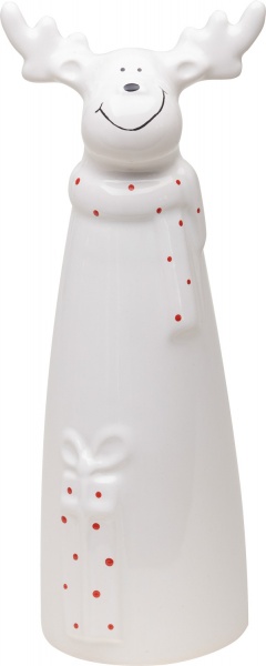 Статуетка Олень білий 11x8,5x24,5 см 1409-24,5 Eterna