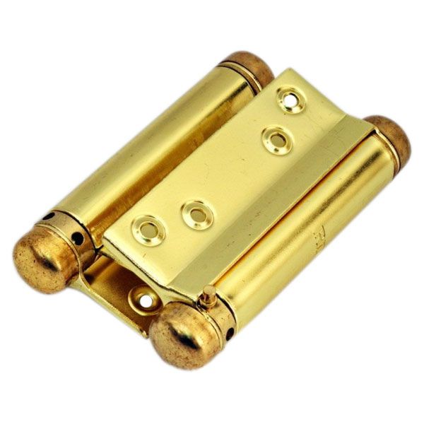 Петля универсальная RDA пружинная 100мм полированная латунь 2 шт