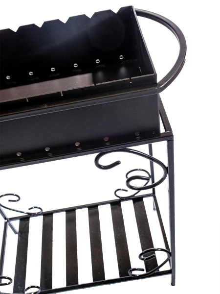 Мангал Metalzavod M9-4D на 9 шампурів 4 мм на дровнику