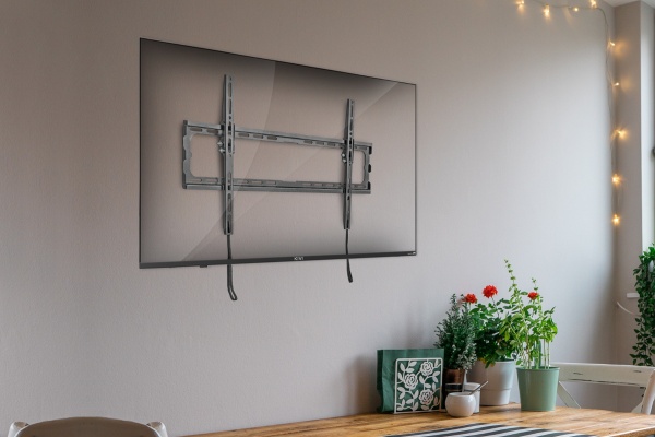 Крепление для телевизора Kivi Basic-44T, 45кг, наклонные черный 