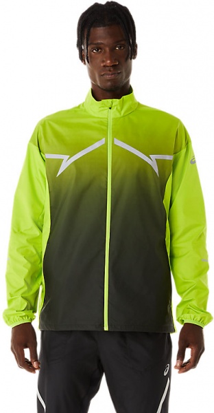 Ветровка Asics LITE-SHOW JACKET 2011C745-300 р.L зеленый
