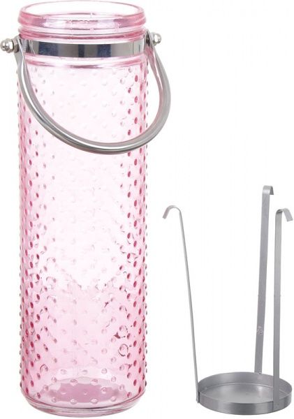 Подсвечник стеклянный с подставкой для свечи 217124_3 Тенденс