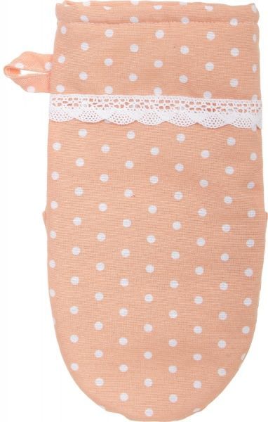 Варежка-прихватка Горох коралловый Прованс 