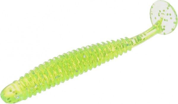 Приманки для ловли рыбы Гангста Шад 50 мм 10 шт. шартрез