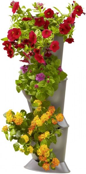 Комплект Gardena NatureUp кутовий для вертикального садівництва фігурний (13153-20.000.00) сірий 