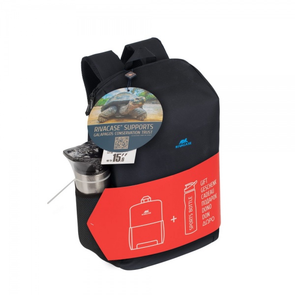Рюкзак для ноутбука RivaCase 8068 (Black) Bundle 15.6