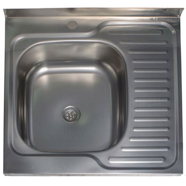 Мойка накладная Fam z6644R 60x60 см чаша слева