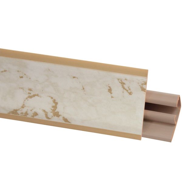 Плінтус ОМіС для стільниці LB-23 3000x20 мм білий камінь