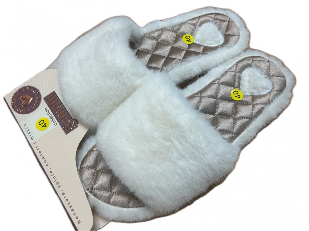 Тапки домашние Gemelli Голди р.38 молочный