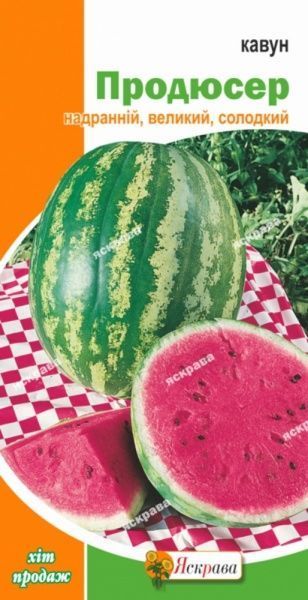 Семена Яскрава арбуз Продюсер 2г