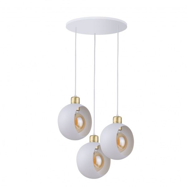 Підвіс TK Lighting Cyklop O 3PL 3xE27 білий 