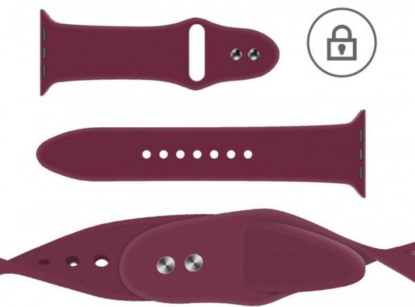 Ремінець Silicone Sport Strap для Apple Watch 38 мм/40мм red oryx-38ml.maroon 
