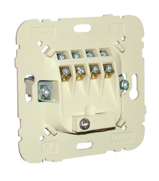 Розетка для вывода кабеля Efapel Logus белый 21174 TBR