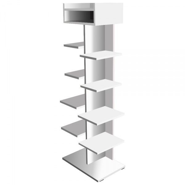 Полка для обуви DC без ящика 335x500x1450 мм / нимфея альба 