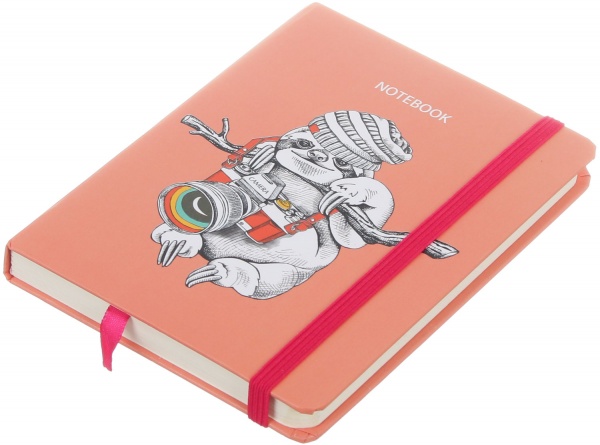 Книга для записей Ленивец-фотограф А6 96 листов