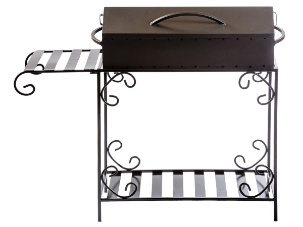 Мангал-барбекю Metalzavod Мангал-барбекю MB12-4D на 12 шампуров 4 мм на дровнице