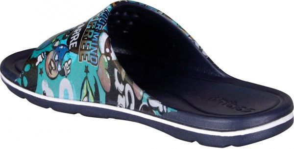 Шльопанці Coqui Long Printed 6375 102417 р. 28/29 синій із малюнком